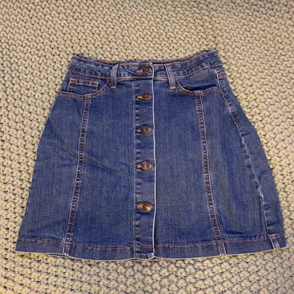Denim skirt